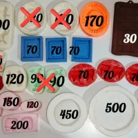 قالب سیلیکونی و طلقی گیفت،شمع و بیس خام