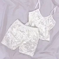 ست تاپ کراپ و شورتک مخمل|لباس|قم, شهرک قدس|دیوار