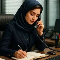 استخدام منشی خانم