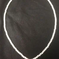 گردنبندمروارید باآویزصدف ودستبندکریستال