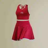 ست دامن تنیسی ونیمتنه جنس فلامنت اعلا