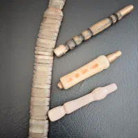 تسبیح مار هسته خرما و چوب سیگار