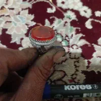 انگشترنقره۲۰گرمی مزین به عقیق یمن اصل مصور|جواهرات|آبادان, |دیوار
