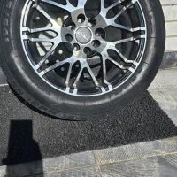 رینگ استیل ، لاستیک خارجی  سایز 195/55/15  در سایز|قطعات یدکی و لوازم جانبی|شهرکرد, |دیوار