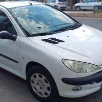 ۲۰۶ تیپ۲سفید|خودرو سواری و وانت|بیرجند, |دیوار