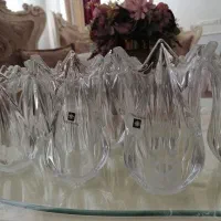 لاله کریستالی لوستر وشمعدان
