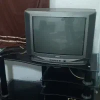 تلویزیون ۲۱ باگیرنده ومیز ویخچال