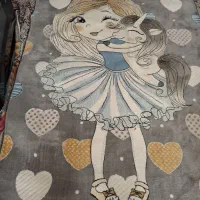 فرش دخترانه مناسب سیسمونی تمیز سالم در حد خیلی نو