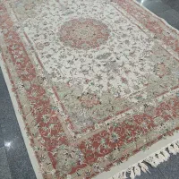 فرش ۶ متری زرشکی  و گلبهی