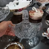ظروف پذیرایی دکوری کریستال لمونژ گلبرجسته|ظروف سرو و پذیرایی|تهران, ارم|دیوار