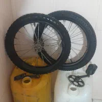 لاستیک چرخ ۱۶ .دوتا پایه رکاب با زنجیر