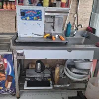 مرغ خرد کن و یخچال و سینگ