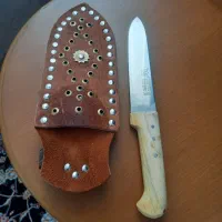 کارد سلاخی آلمانی با دسته چوب گردو ۱۹ ملیون