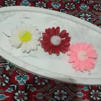 شمع تزیینی گل آلاله و بابونه همه رنگ|حراج|سرپل ذهاب, |دیوار