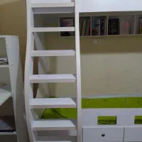 تخت دو‌طبقه شرکتی،MDF|تخت و سرویس خواب|همدان, |دیوار