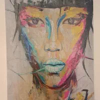 ۲ عدد تابلو ی نقاشی  (کار دست)