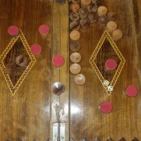 تخته نرد قدیمی|اسباب‌‌بازی|مشهد, دانشجو|دیوار