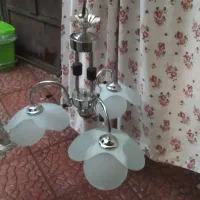 دو عدد لامپ سقفی  سه شعله