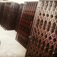 درب اکاردیونی حفاظ جوشکاری نرده گلبهار