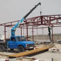 خدمات جرثقیل ظرفیت ۲  تن ارتفاع  ۱۱ متر  دارای سبد|خدمات حمل و نقل|ایرانشهر, |دیوار