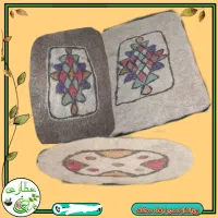 زیر انداز نمدی پشم گوسفند . روکش صندلی ماشین پشمی|فرش|قم, لسانی|دیوار