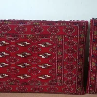 تعداد دو جفت پشتی دست باف ترکمن