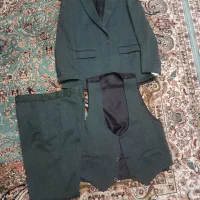 کت وشلوار یشمی رنگ