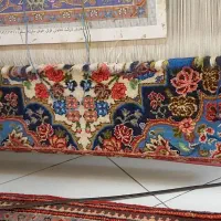 دارقالی وفرش نیمه بافته شده