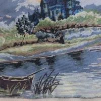 تابلو کوبلن ومنجق دوزی۷۰۰هزار ت بدون قاب وشیشه|کلکسیون اشیاء عتیقه|مشهد, رسالت|دیوار