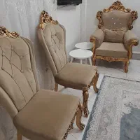 سرویس مبل ۸نفره همراه ۴ میزبان(۱۲نفره)همراه عسلی|مبلمان خانگی و میز عسلی|شهریار, شهریار|دیوار