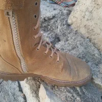 پوتین وچکمه چرم خالص چریک