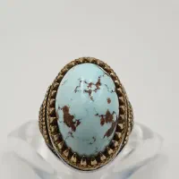 انگشتر فیروزه اصل نیشابور طبیعی کلکسیونی|جواهرات|خاوران, |دیوار