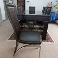 میز ناهارخوری ۸نفره برند REAL|میز و صندلی غذاخوری|شیراز, شهرک گلستان|دیوار