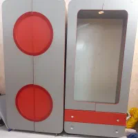 سرویس چوب نوجوان،تخت و بوفه و کمد