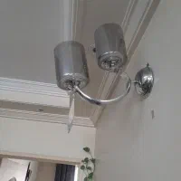 یک جفت دیوار کوب استیل