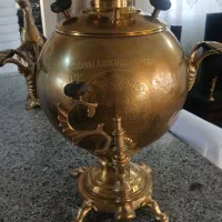 سماور زغالی عتیقه روسی|کلکسیون اشیاء عتیقه|ارومیه, |دیوار