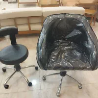 صندلی آرایشگاه و میز تی وی