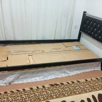 تخت یک نفره فلزی با کفی بدون تشک|تخت و سرویس خواب|محمدیه-قزوین, |دیوار