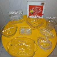 تعدادی ظرف آنتیک کریستالی و بلور دکوری کادویی قدیم