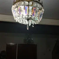 دو عدد لوستر کریستال