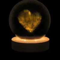 چراغ گوی مدل قلب
