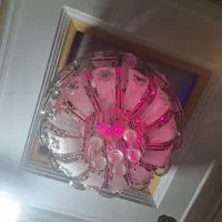 لوستر کریستالی موزیکال فلش خور بلوتوثی با چرخش|لوستر و چراغ آویز|قرچک, میرزائی جنوبی|دیوار