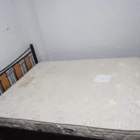 تخت فلز وچوب دونفره