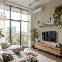 واحد95متری-2خواب-نورگیر-ولیعصر