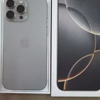 آیفون ۱۶ pro max تیتانیوم نچرال باطری۱۰۰ باگارانتی