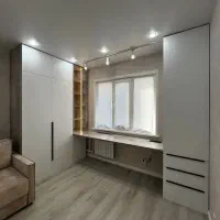 کابینت.کمد دیواری.درب ضد سرقت.دکوراسیون|کتابخانه، شلف، قفسه‌های دیواری|سیرجان, |دیوار