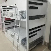تخت دو طبقه چوبی