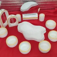 ظروف پذیرایی و انواع هفت سین و دکوری سنگ مصنوعی