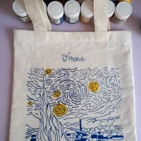 توتبگ نقاشی شب پرستاره