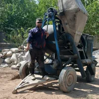 انواع اقسام بتن با دستگاه خلاطه